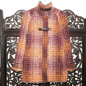 Benetton Tweed Peacoat